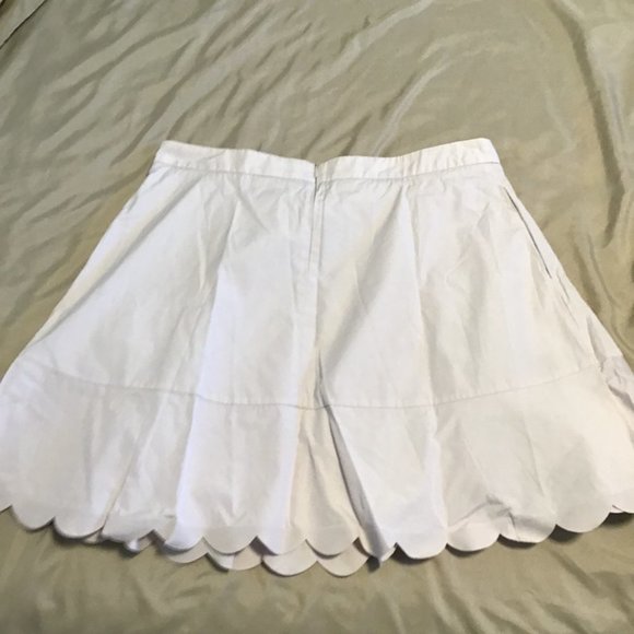 SEE By Chloe Scalloped Cotton-poplin Mini Skirt - Picture 3 of 13